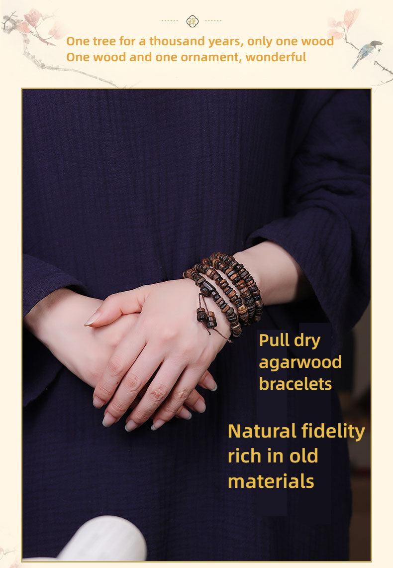 Dalajian Wild Agarwood Bead Bracelet
