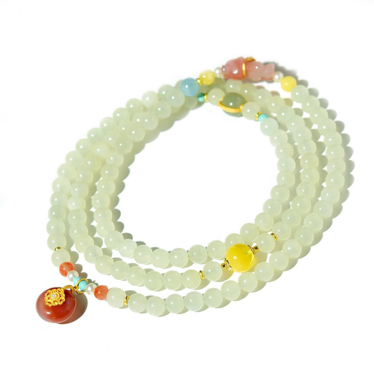 Hotan Jade Bead Bracelet