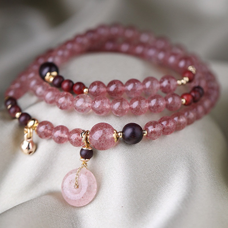 Strawberry Quartz Bracelet