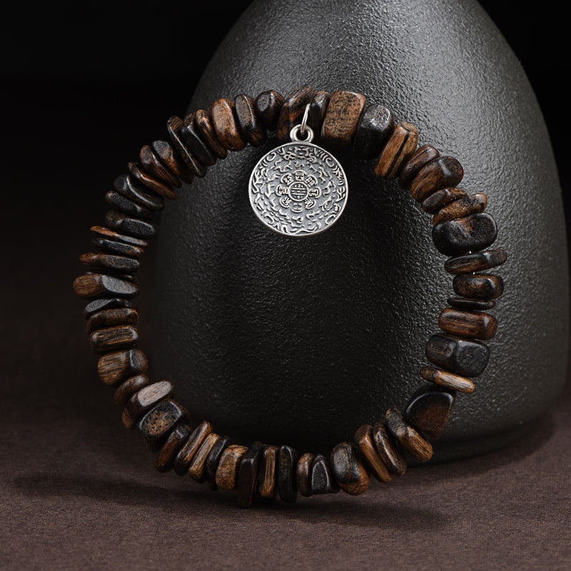 Natural Dalajian Wild Agarwood Bead Bracelet