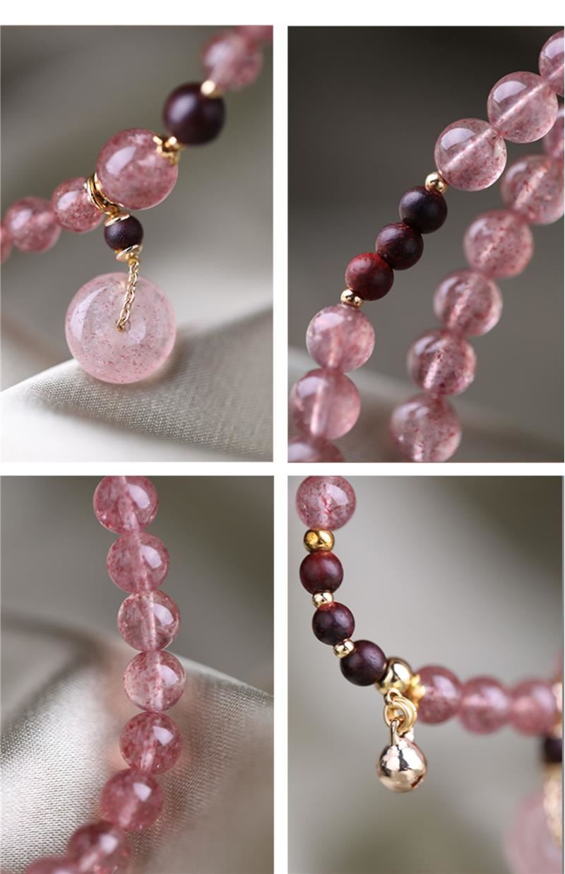 Strawberry Quartz Bracelet