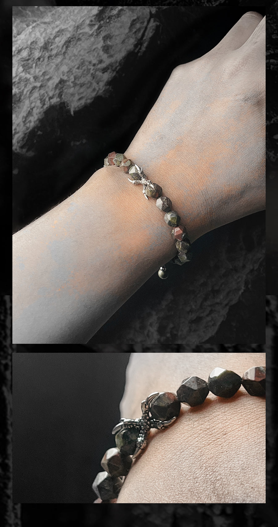 Dragon's Blood Stone Premium Bead Bracelet