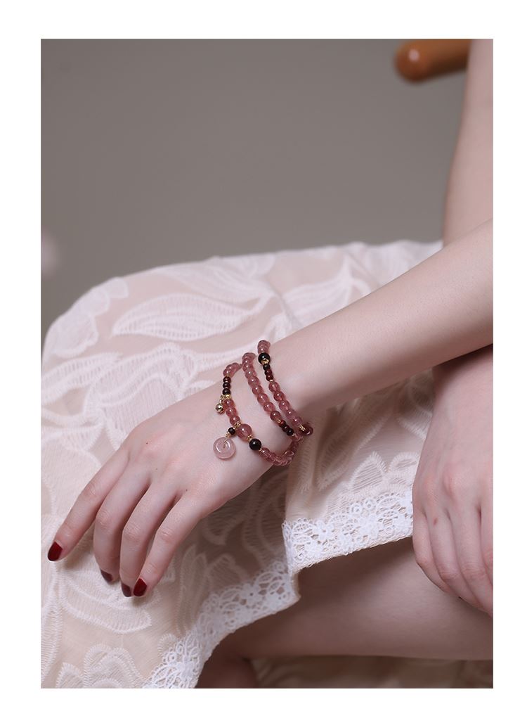 Strawberry Quartz Bracelet