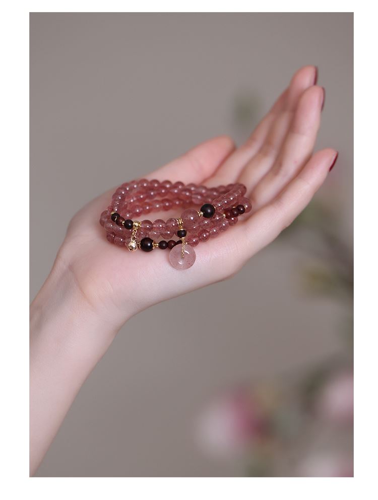 Strawberry Quartz Bracelet