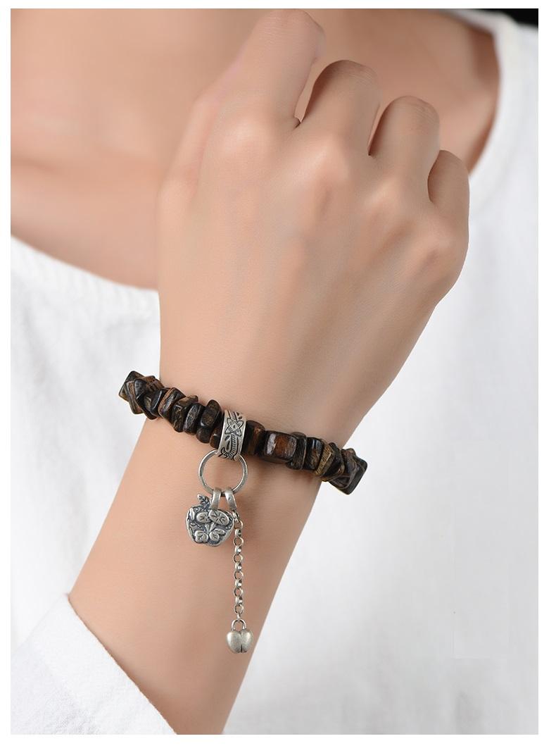 Natural Dalajian Wild Agarwood Bead Bracelet