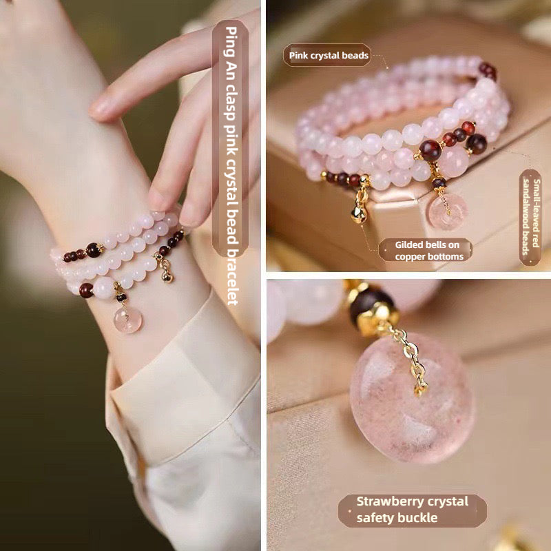 Strawberry Quartz Bracelet