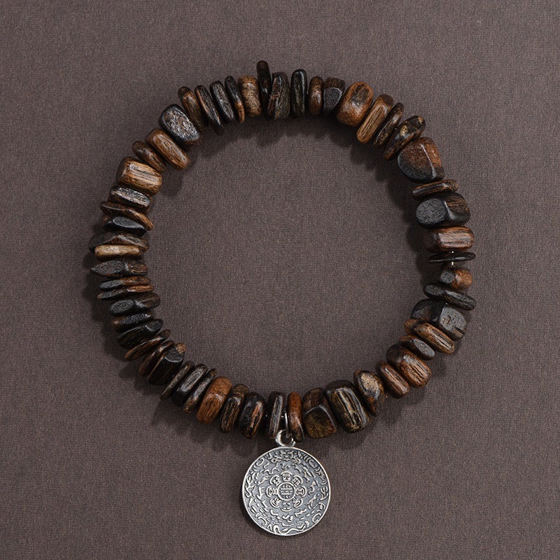 Natural Dalajian Wild Agarwood Bead Bracelet