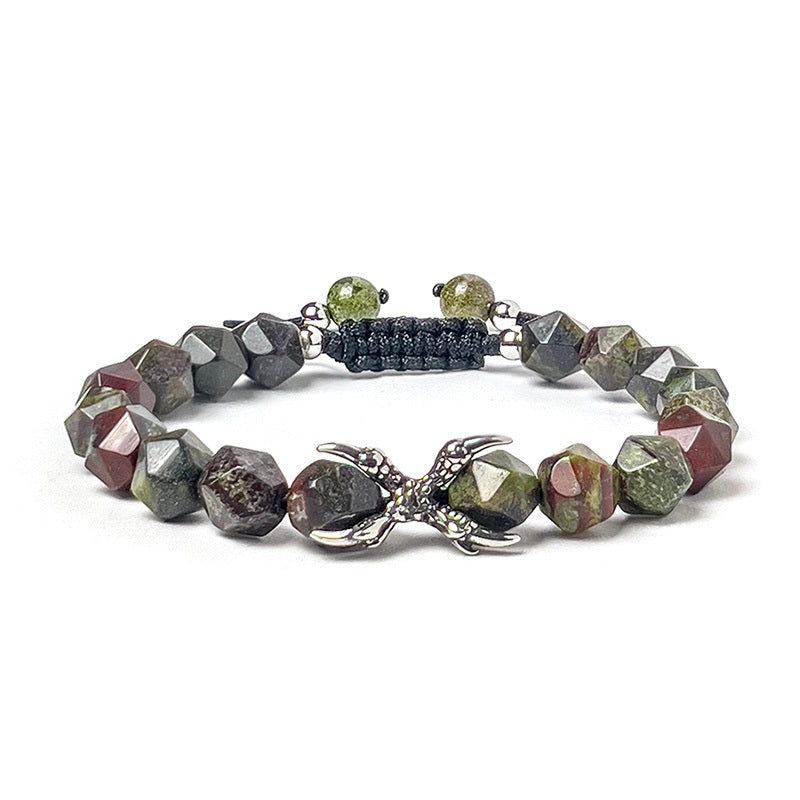 Dragon's Blood Stone Premium Bead Bracelet