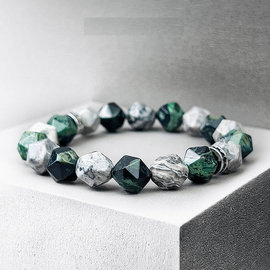 Natural Cavansite Unisex Bracelet