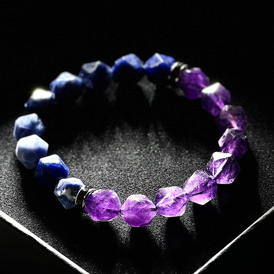 Amethyst & Lapis Lazuli Protection Bracelet