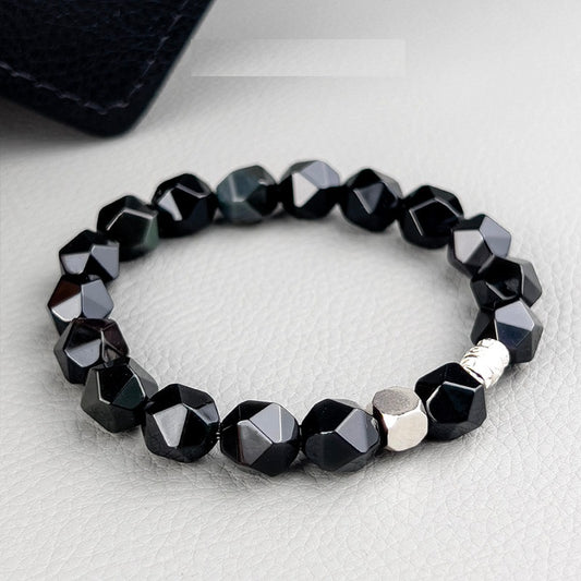 Natural Obsidian Wealth & Luck Luxury Bracelet