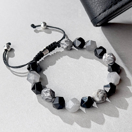 Niche Black Agate Bracelet